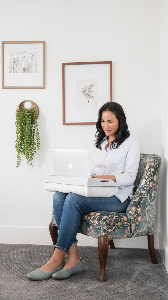 Rossie Home® Set of 2 Lap Trays with Basket-Lap Desks-LapGear®