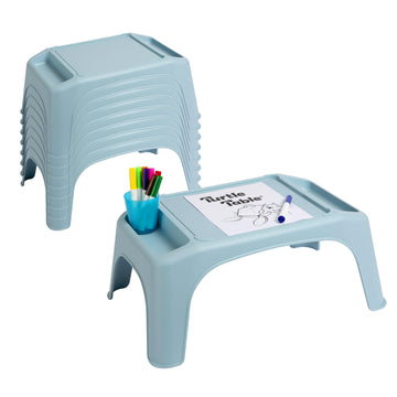 8-Pack Turtle Table® Activity Desks - Pastel - LapGear®