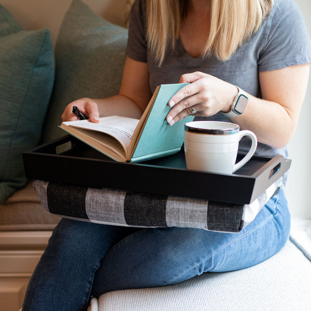 Buffalo Check  Lap Tray 2