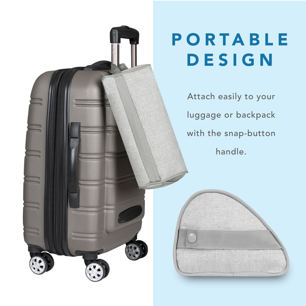 Gray Tablet Pillow Handle