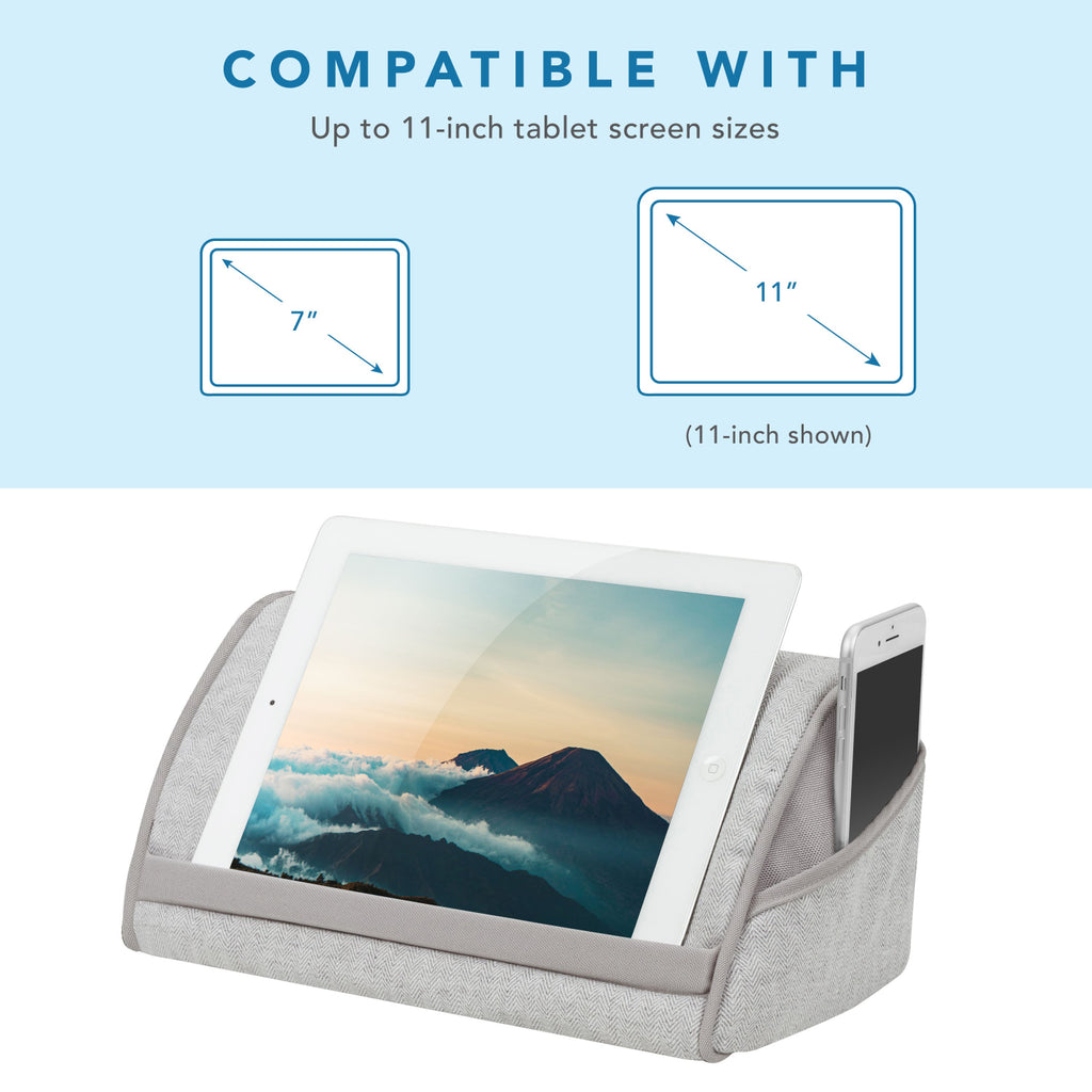 Gray Tablet Pillow Compatibilty