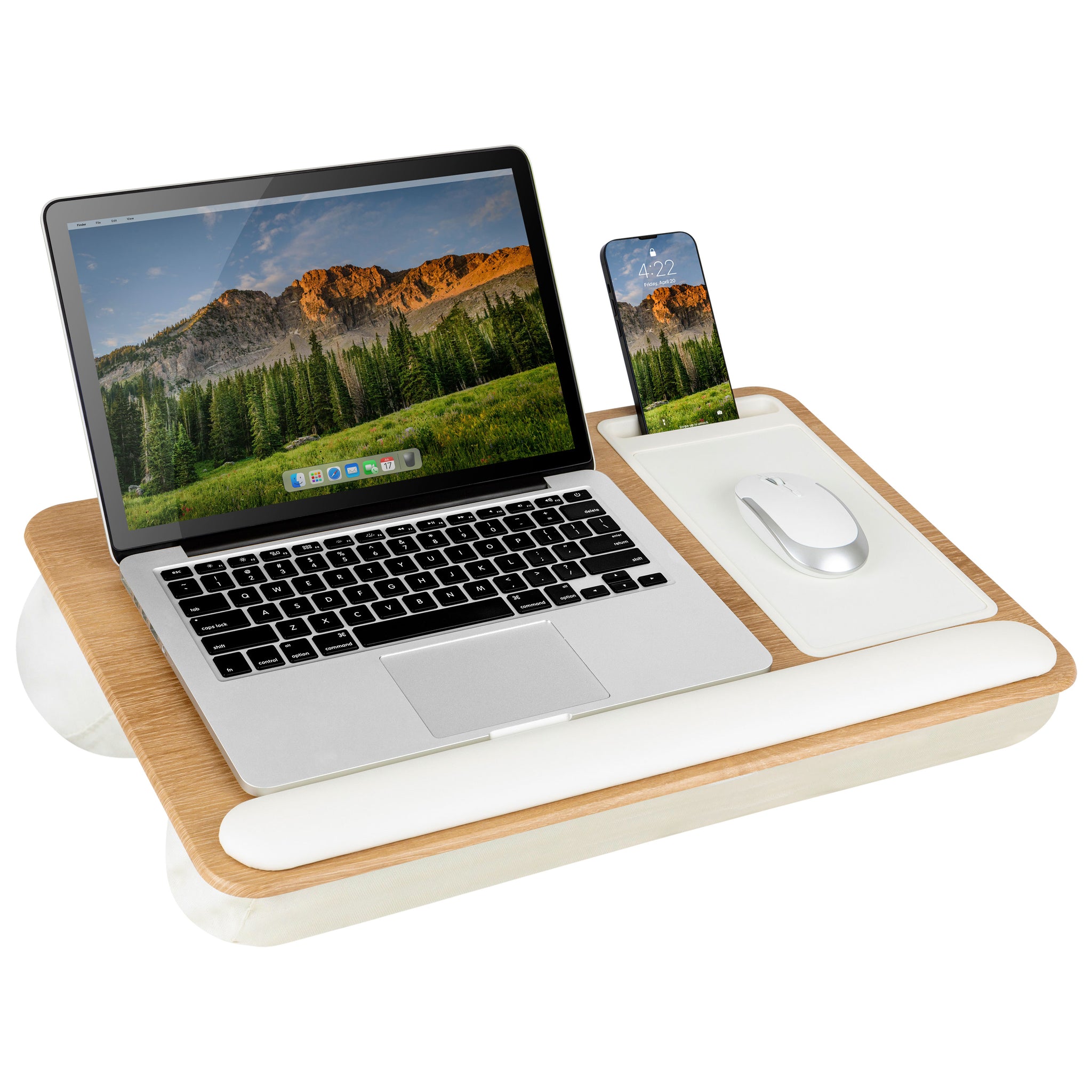 LapGear Designer Lap Desk with Phone Holder and Device Ledge - Navy Ik LapGear Designer Lap Desk with Phone Holder and Device Ledge - Navy Ik