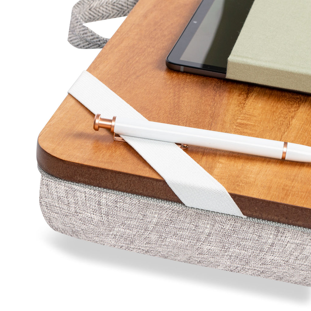 Premium Acacia Lap Desk Elastic Band