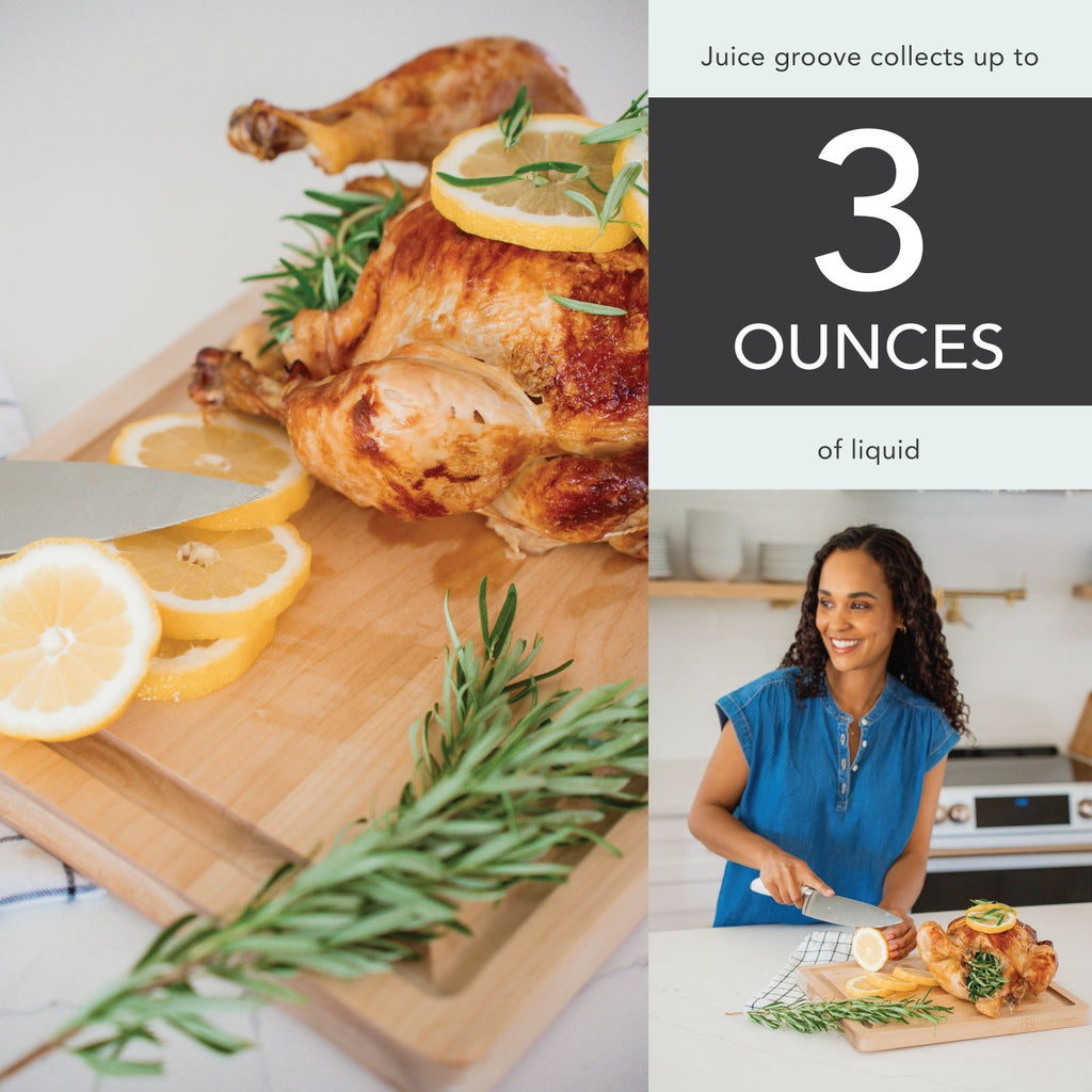 Rossie Home® Blonde Maple Wood Reversible Cutting Boards-Cutting Board-LapGear®