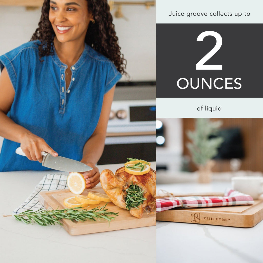 Rossie Home® Blonde Maple Wood Reversible Cutting Boards-Cutting Board-LapGear®