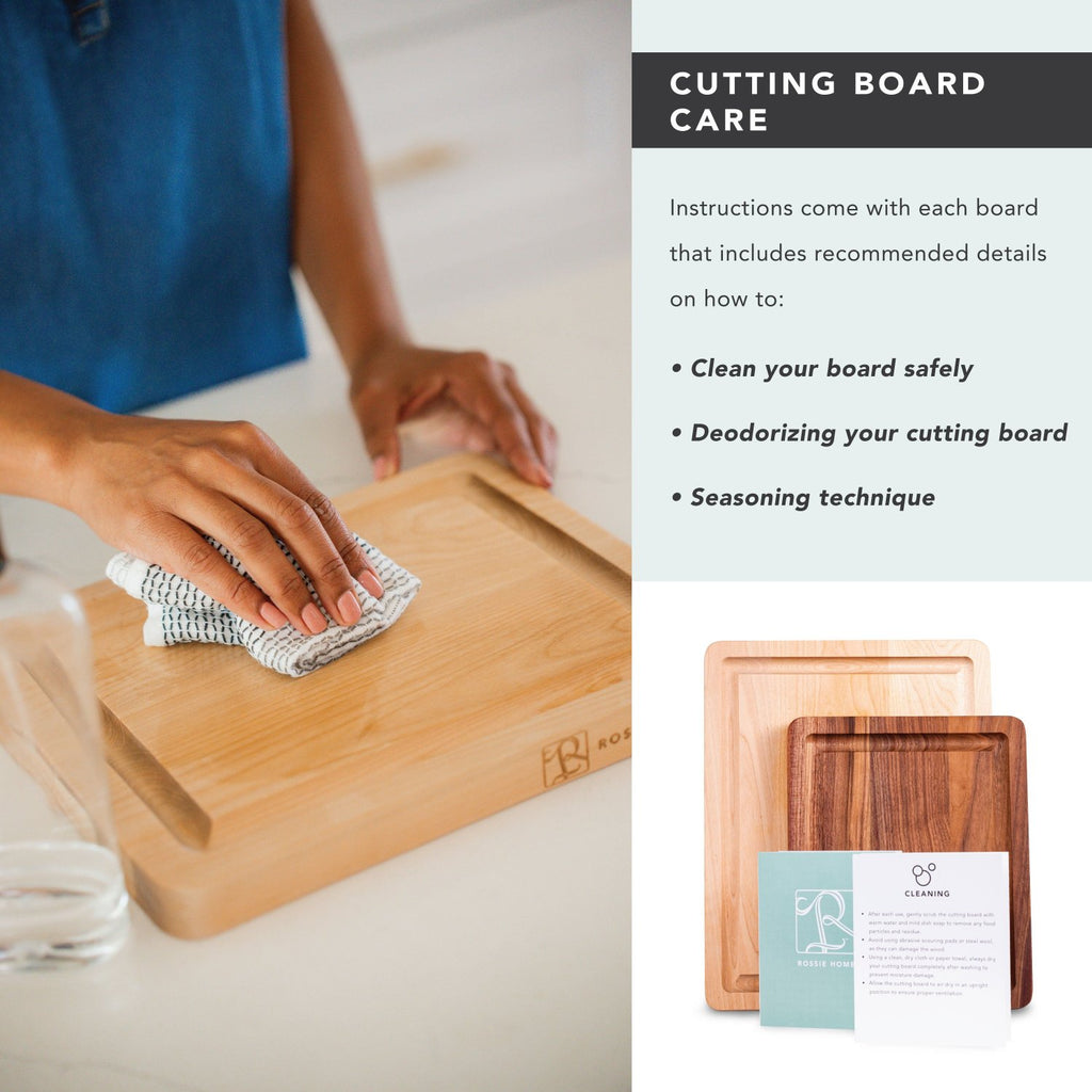 Rossie Home® Blonde Maple Wood Reversible Cutting Boards-Cutting Board-LapGear®