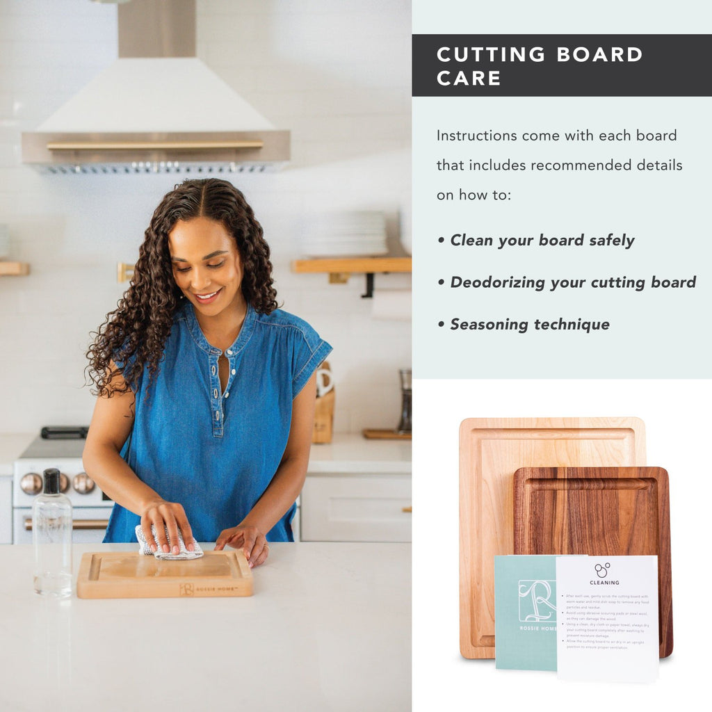 Rossie Home® Blonde Maple Wood Reversible Cutting Boards-Cutting Board-LapGear®