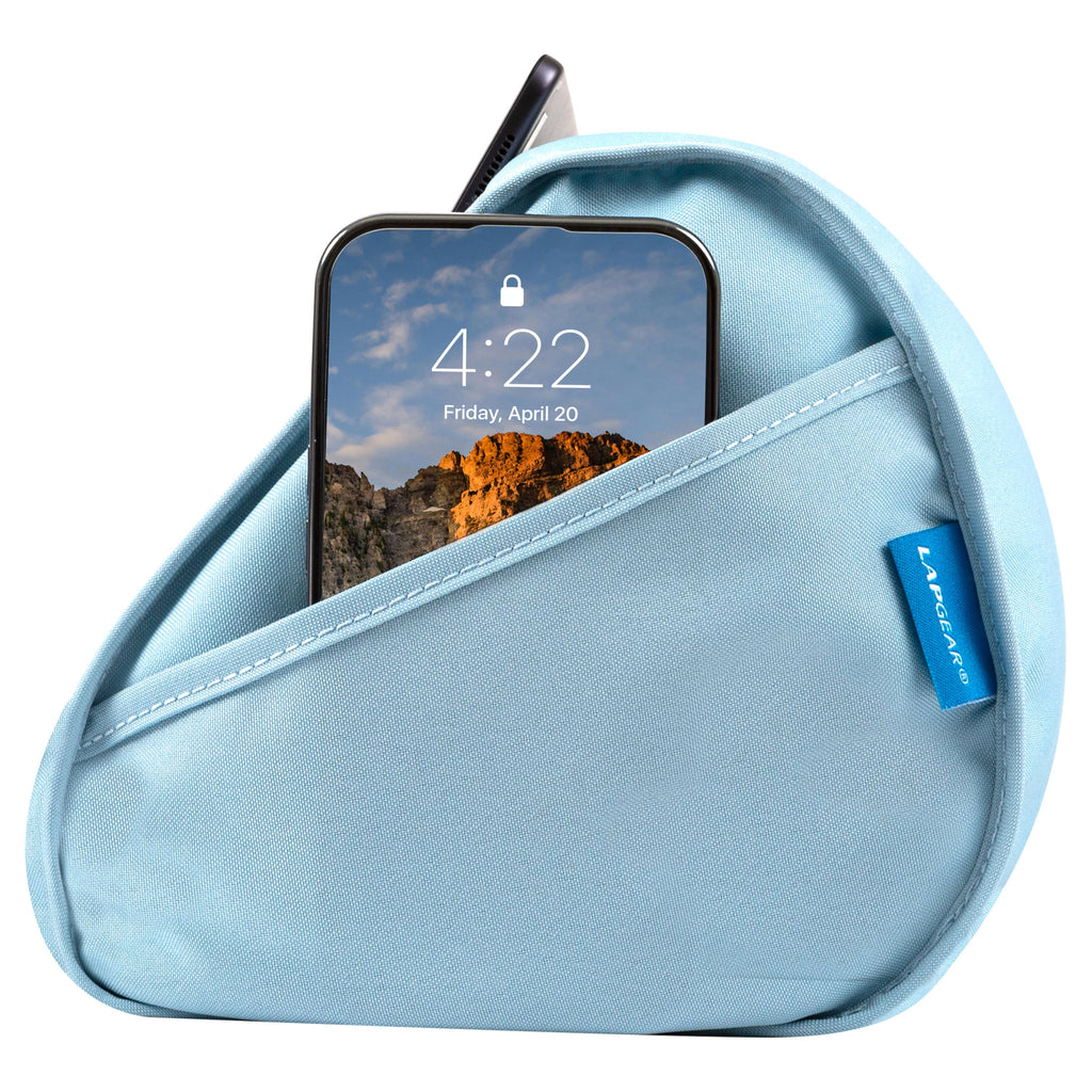 Sky Blue Tablet Pillow Stand pocket 3 of 5