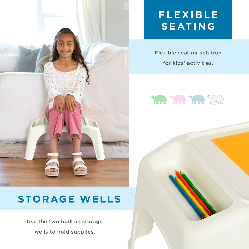 Turtle Table® Activity Desk Pastel - Single-Lap Desks-LapGear®