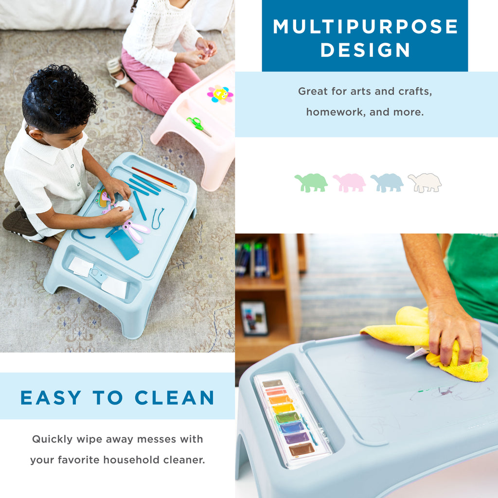 Turtle Table® Activity Desk Pastel - Single-Lap Desks-LapGear®