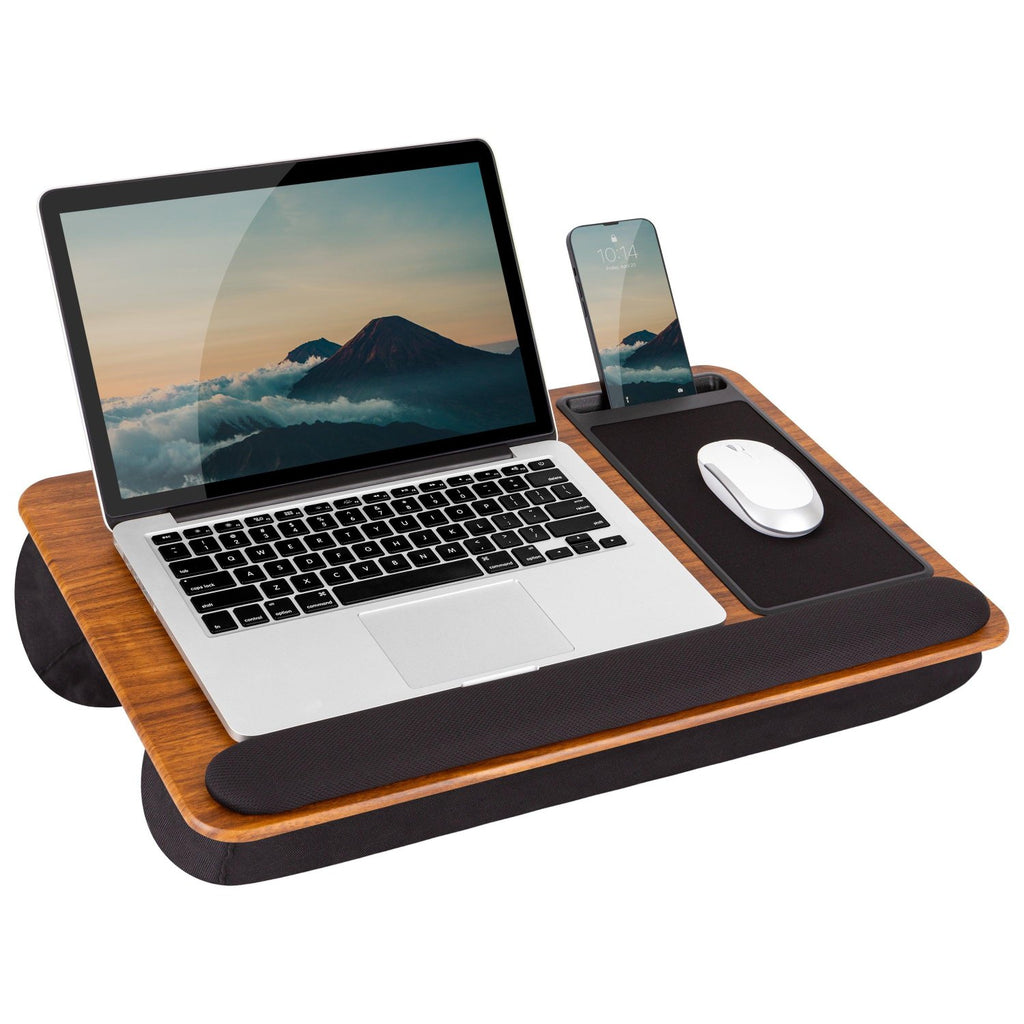 Home Office Pro Lap Desk-Lap Desks-LapGear®-Espresso - SKU 91612-LapGear®