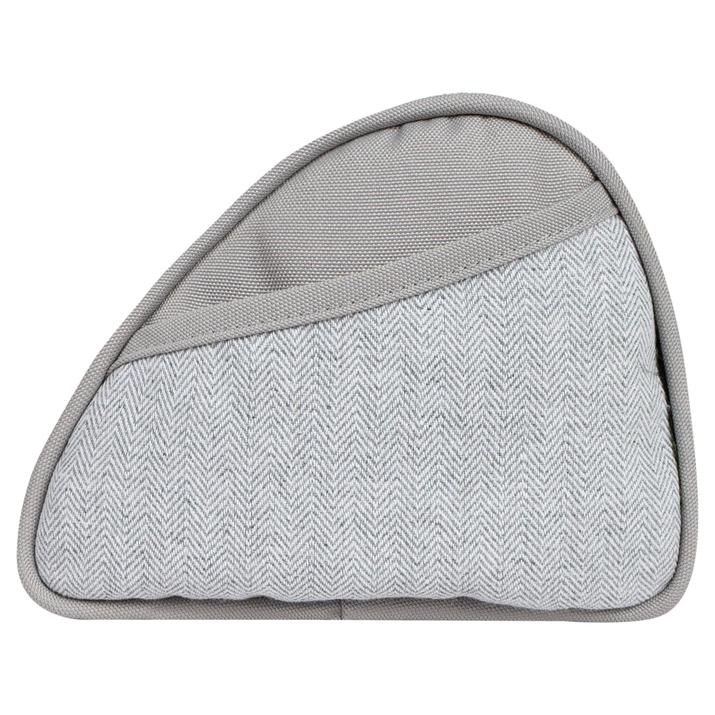 Microbead Tablet Pillow, Gray Herringbone.