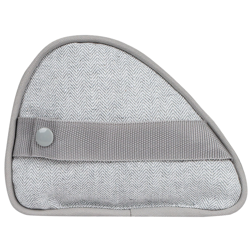 Microbead Tablet Pillow, Gray Herringbone.