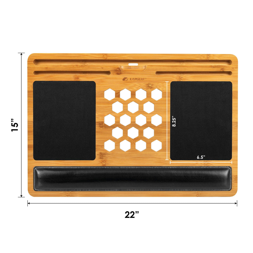 Bamboo Pro Lap Board, Natural-Lap Desks-LapGear®