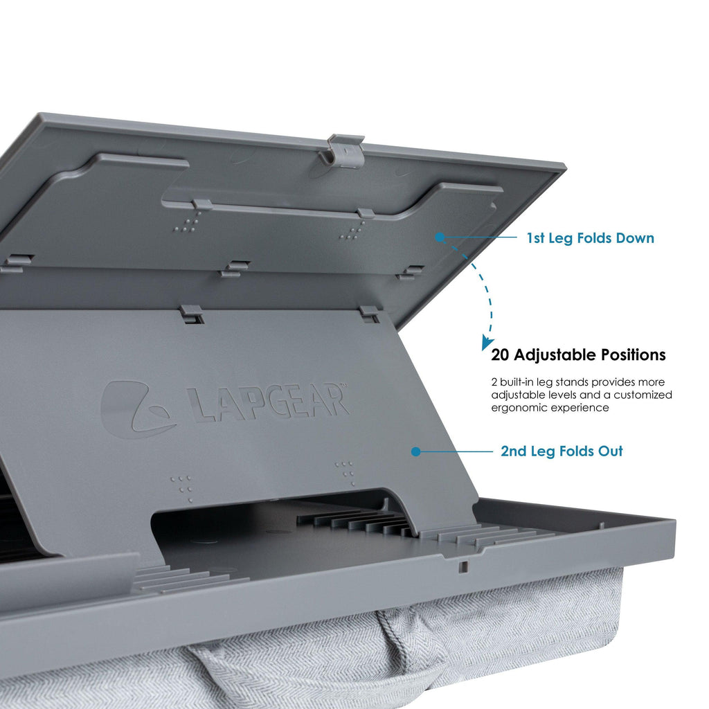Ergo Pro Lap Desk, Gray-Lap Desks-LapGear®
