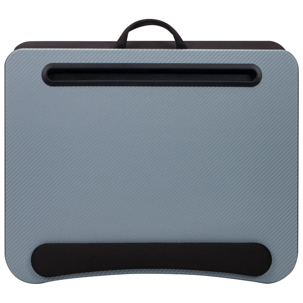 Memory Foam Lap Desk - Large, Silver Carbon-Lap Desks-LapGear®